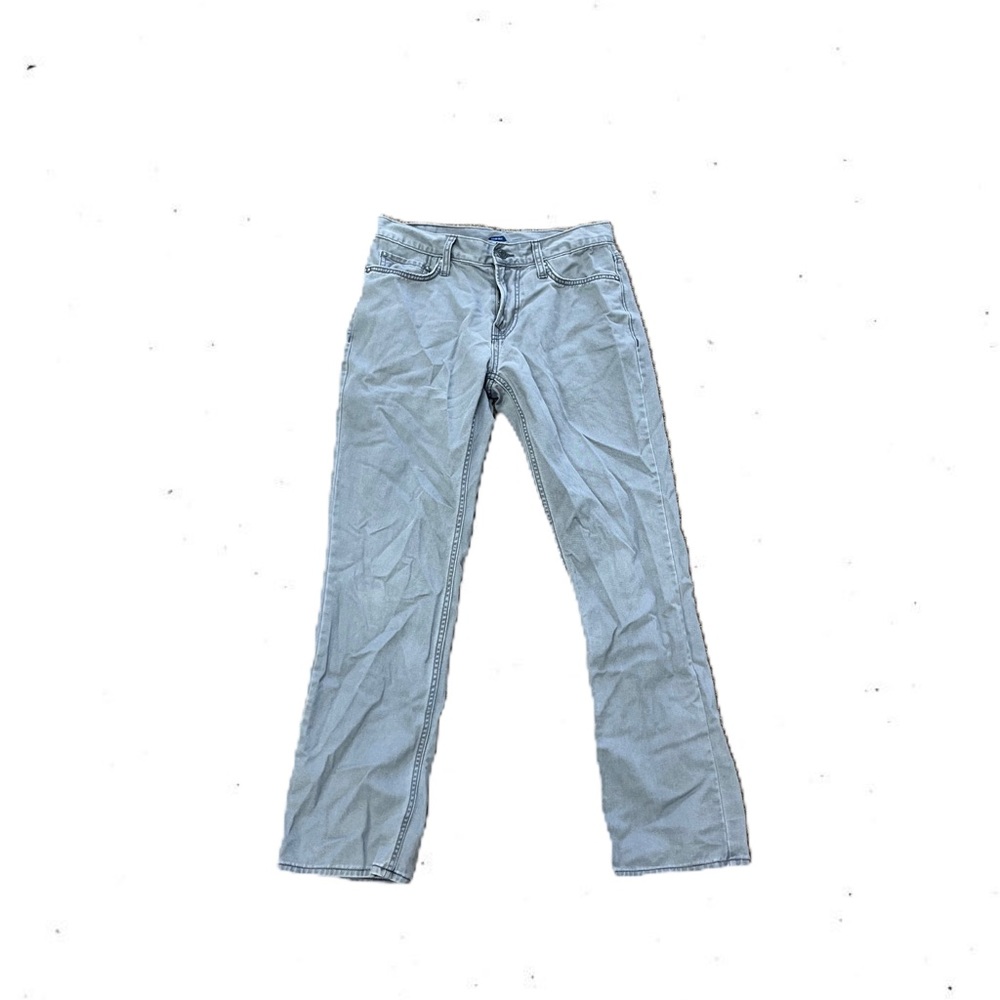 Grey Old Navy straight jeans